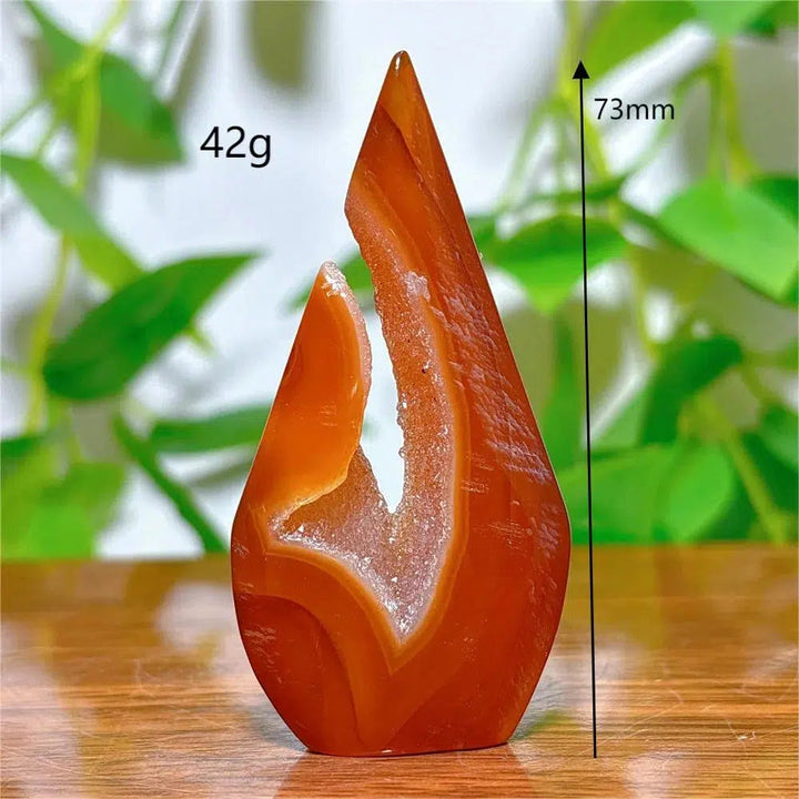 Carnelian Agate Freeform Torch