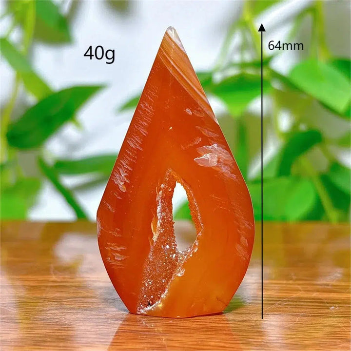 Carnelian Agate Freeform Torch