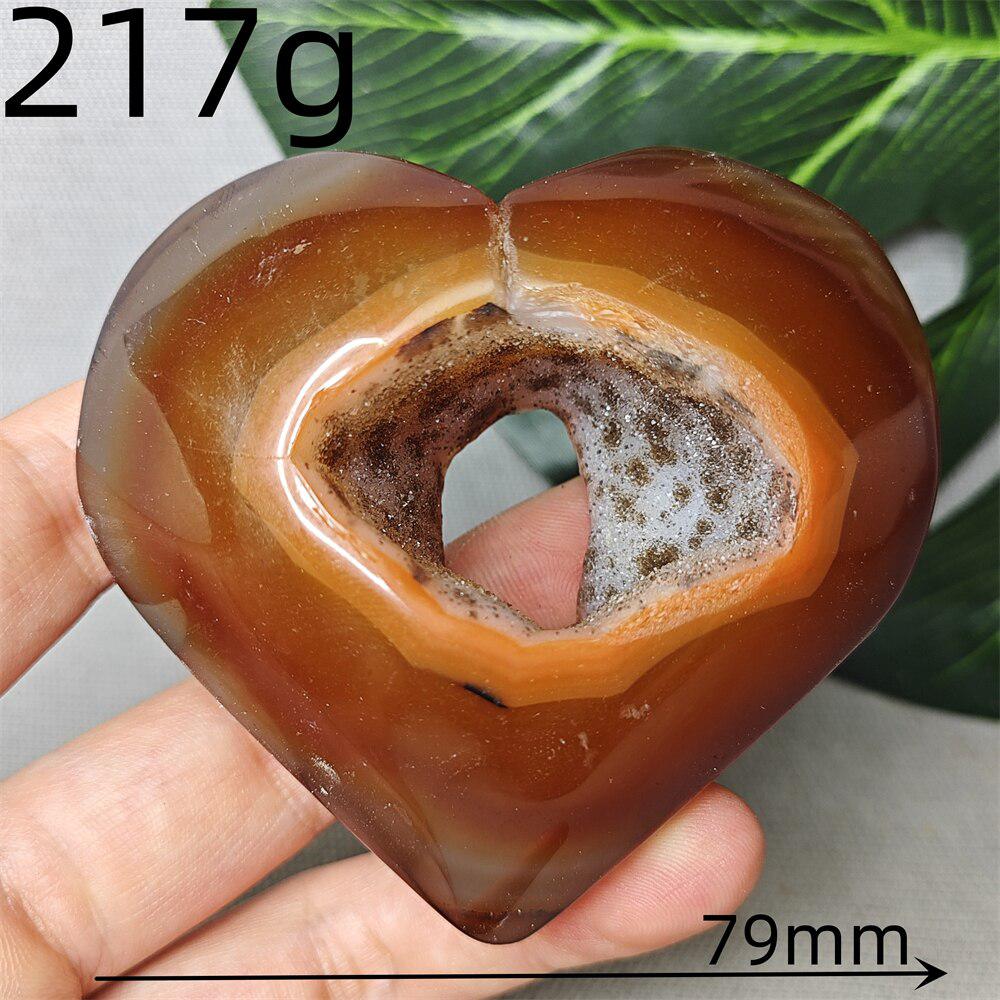 Carnelian Agate Heart