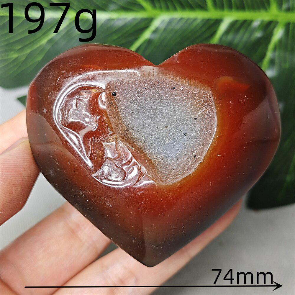 Carnelian Agate Heart