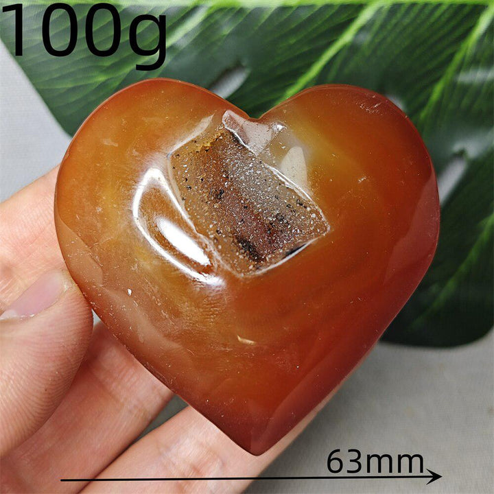 Carnelian Agate Heart