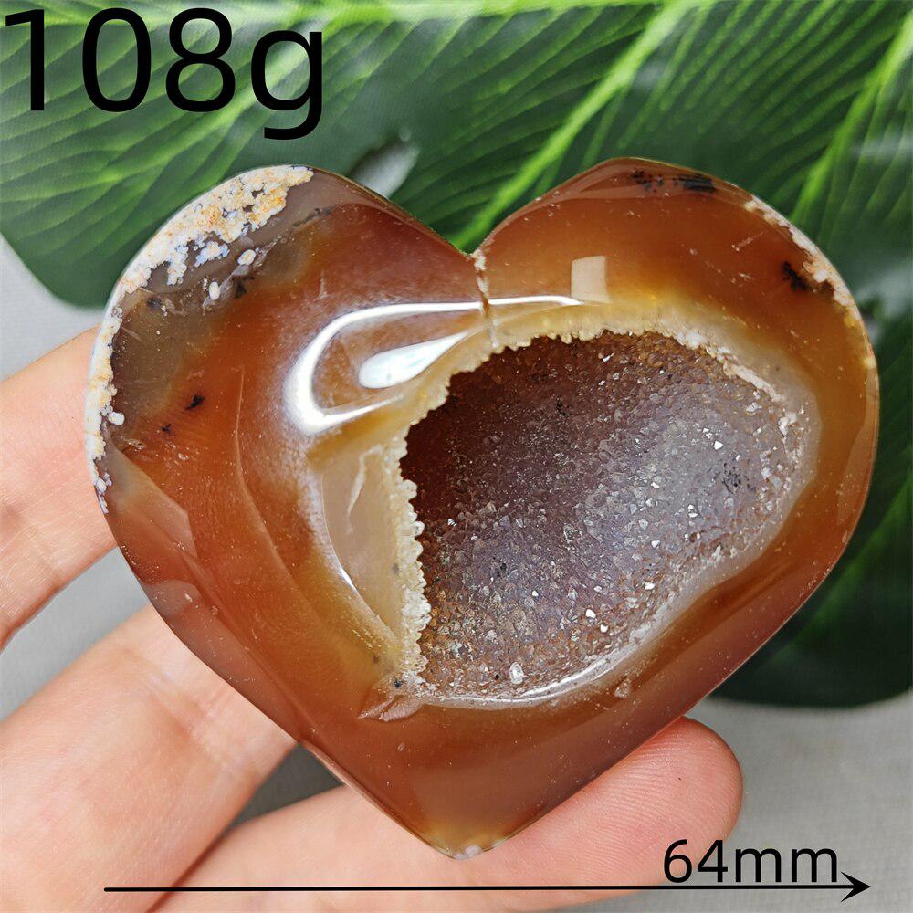 Carnelian Agate Heart