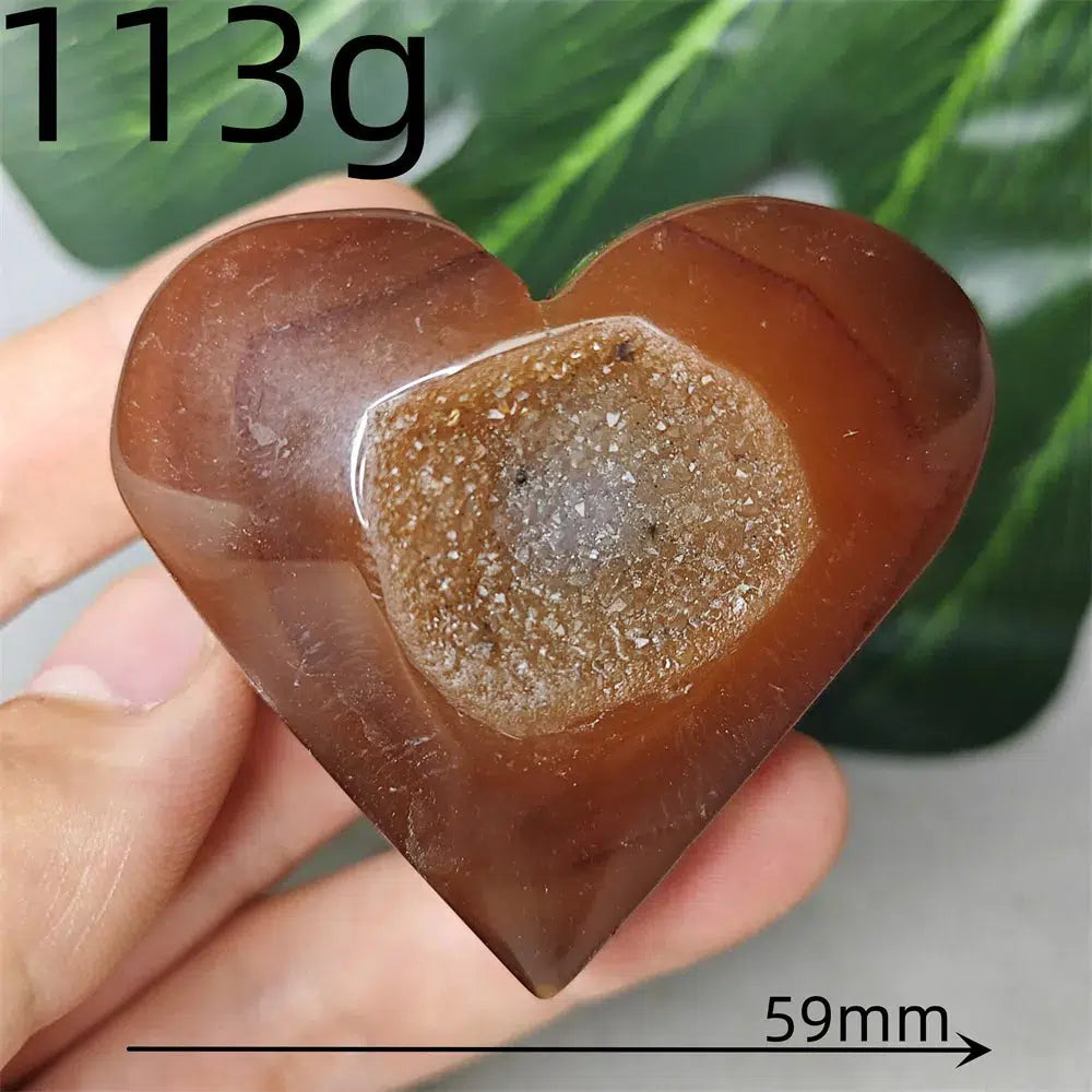 Carnelian Agate Heart