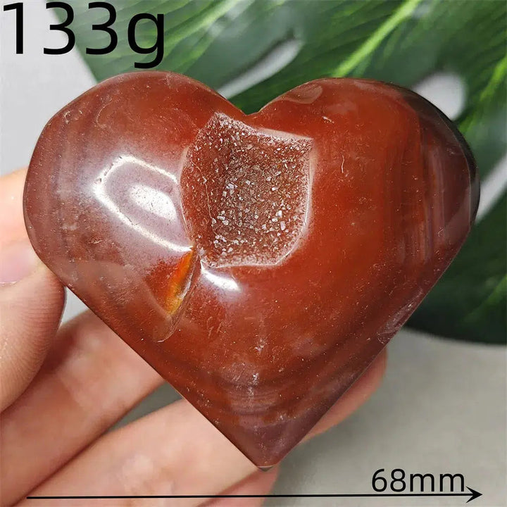 Carnelian Agate Heart