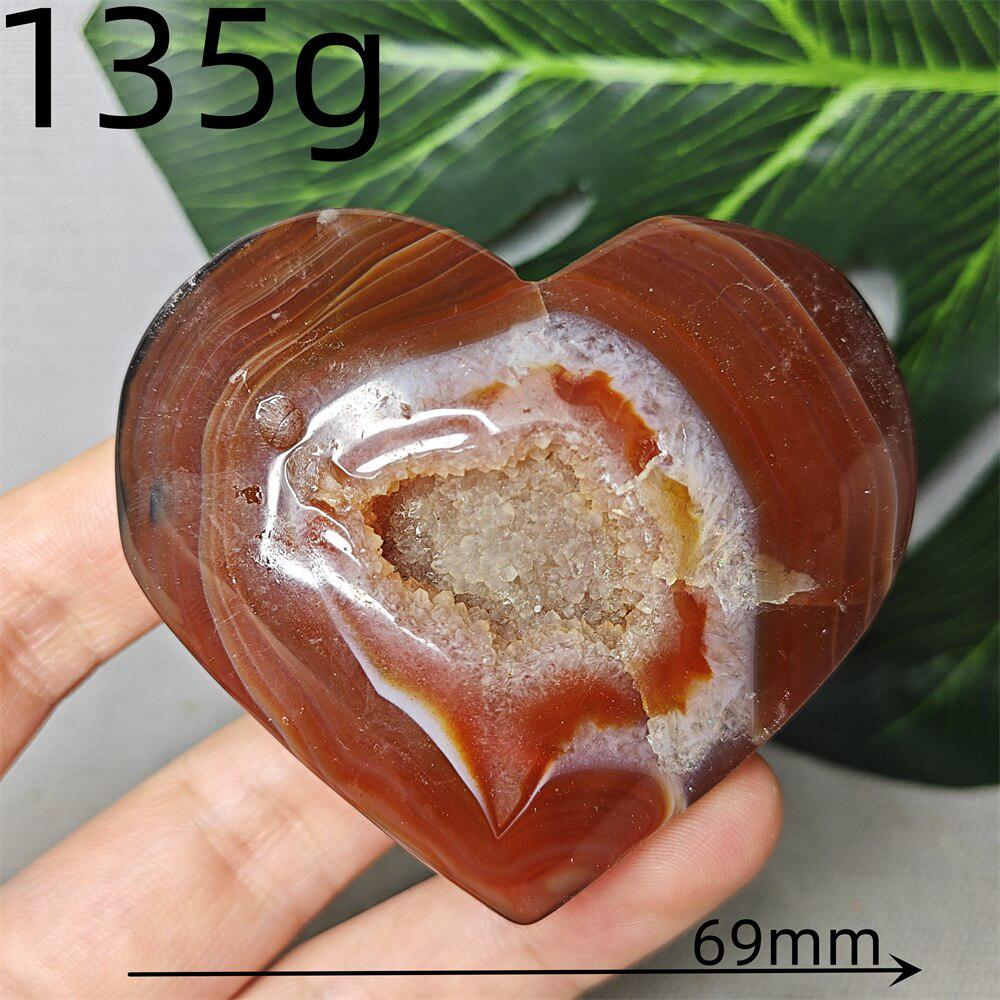 Carnelian Agate Heart