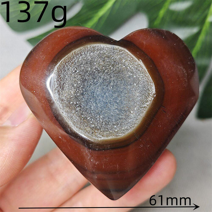 Carnelian Agate Heart