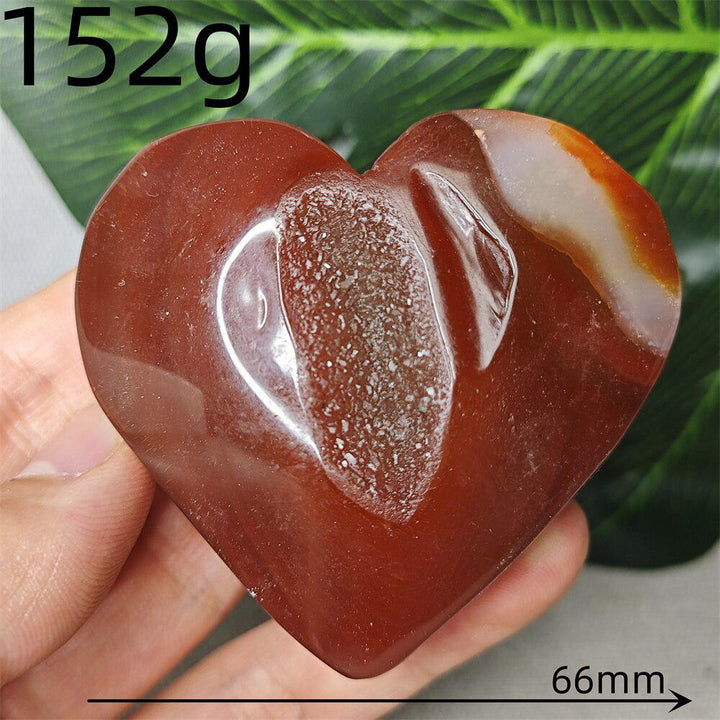 Carnelian Agate Heart