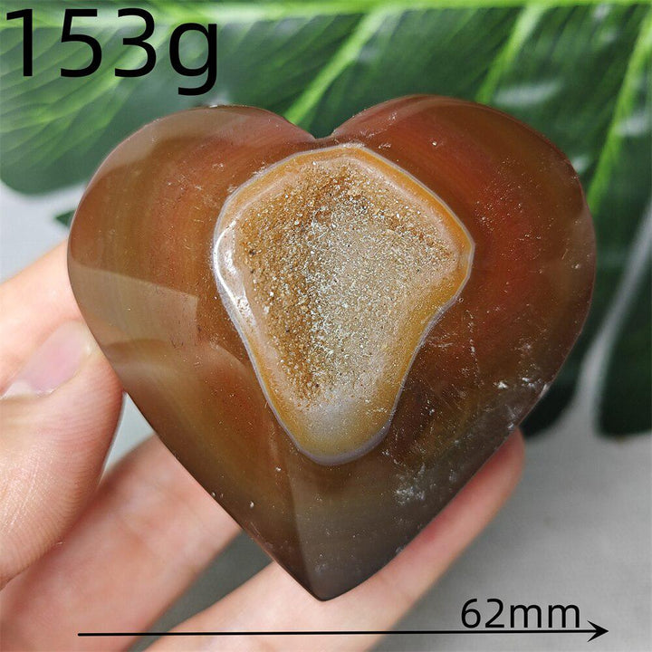 Carnelian Agate Heart