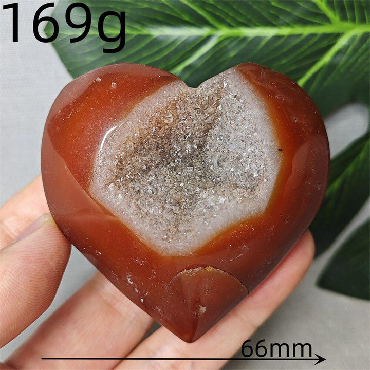 Carnelian Agate Heart