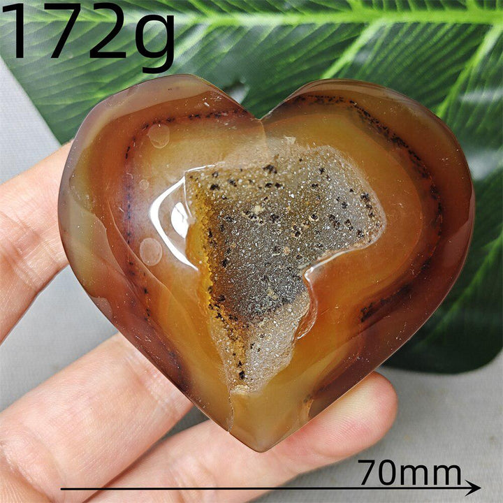 Carnelian Agate Heart