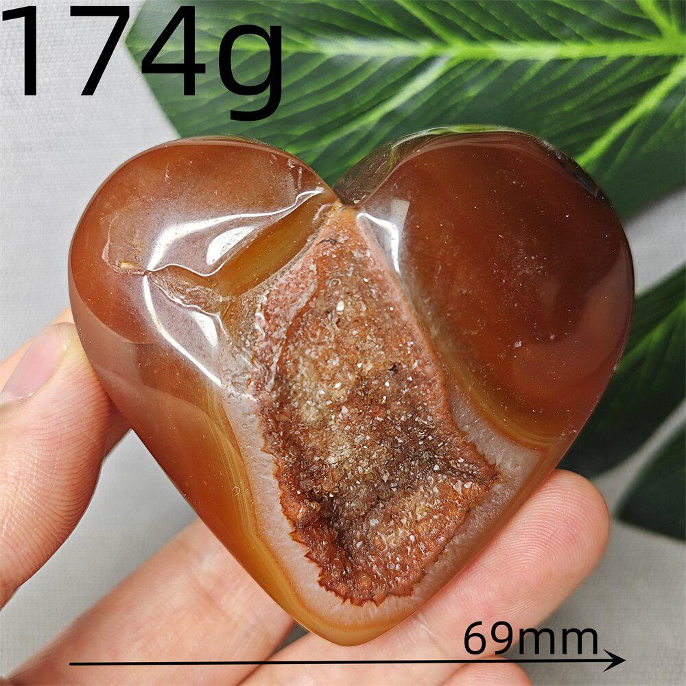 Carnelian Agate Heart