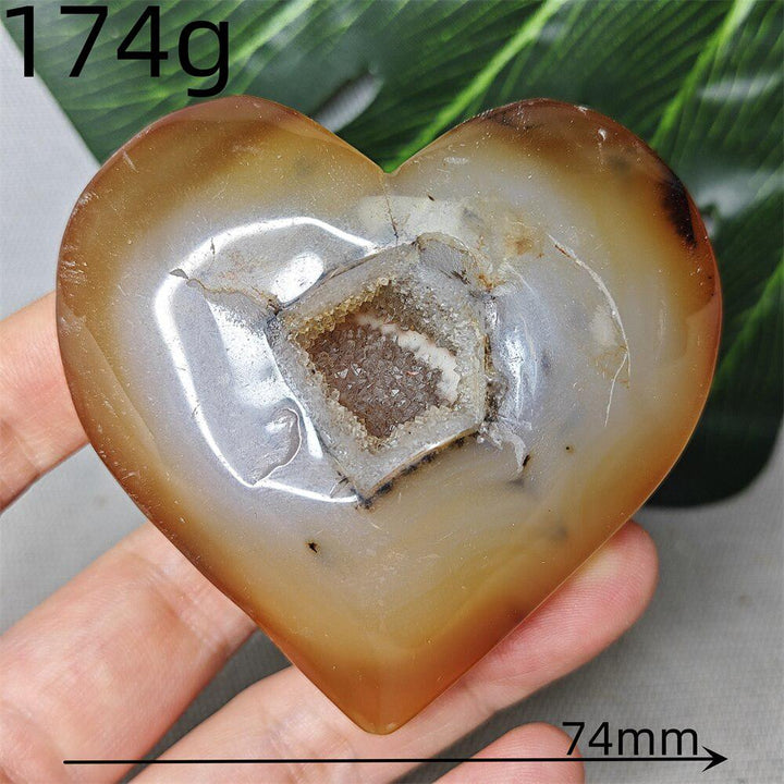 Carnelian Agate Heart