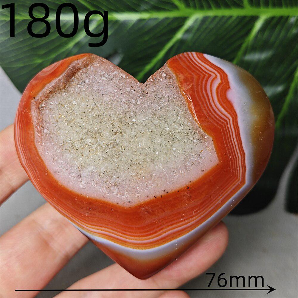 Carnelian Agate Heart