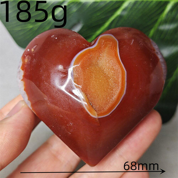 Carnelian Agate Heart