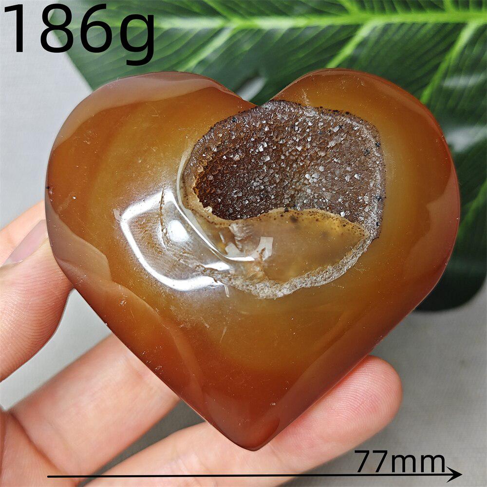 Carnelian Agate Heart