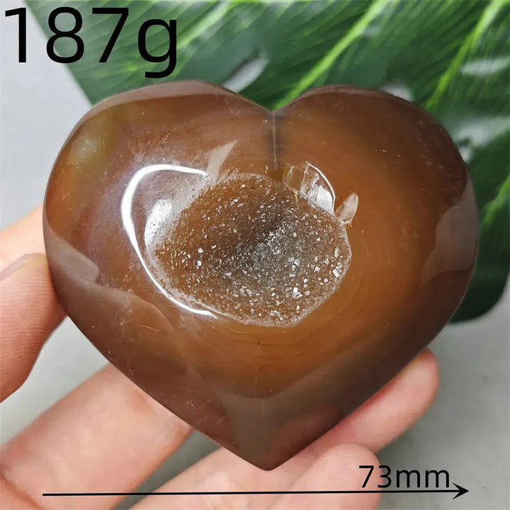 Carnelian Agate Heart