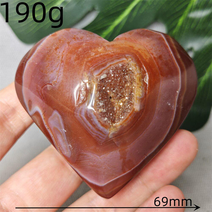 Carnelian Agate Heart