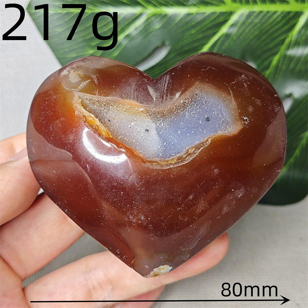 Carnelian Agate Heart