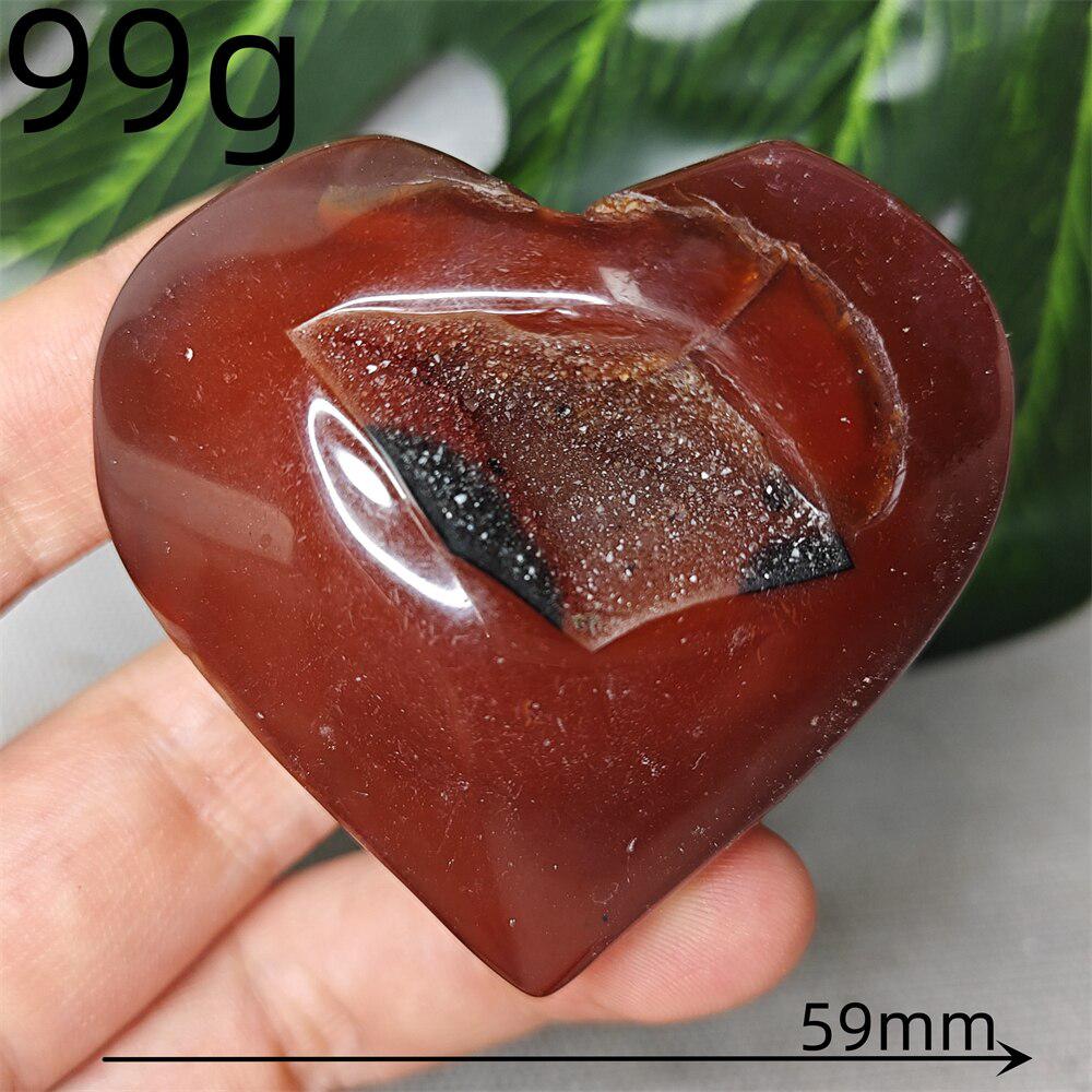 Carnelian Agate Heart