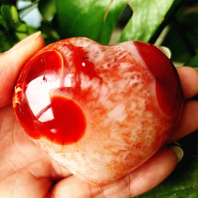 Carnelian Crystal Heart