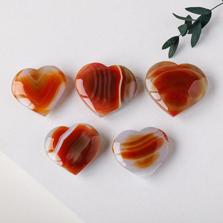 Carnelian Crystal Heart