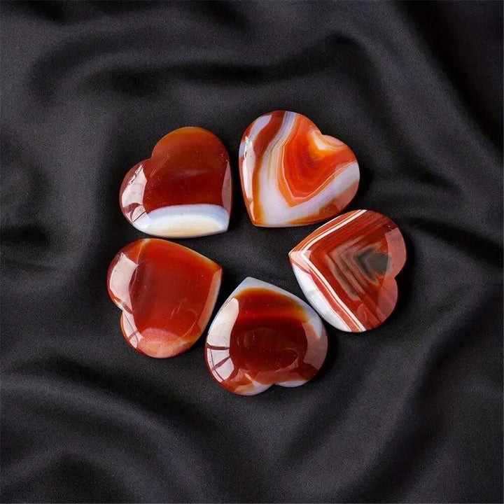 Carnelian Crystal Heart