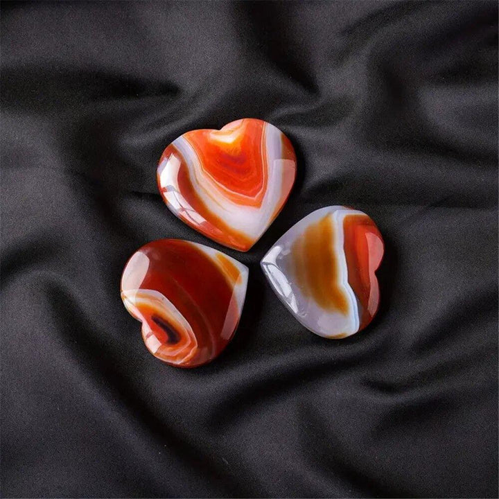 Carnelian Crystal Heart