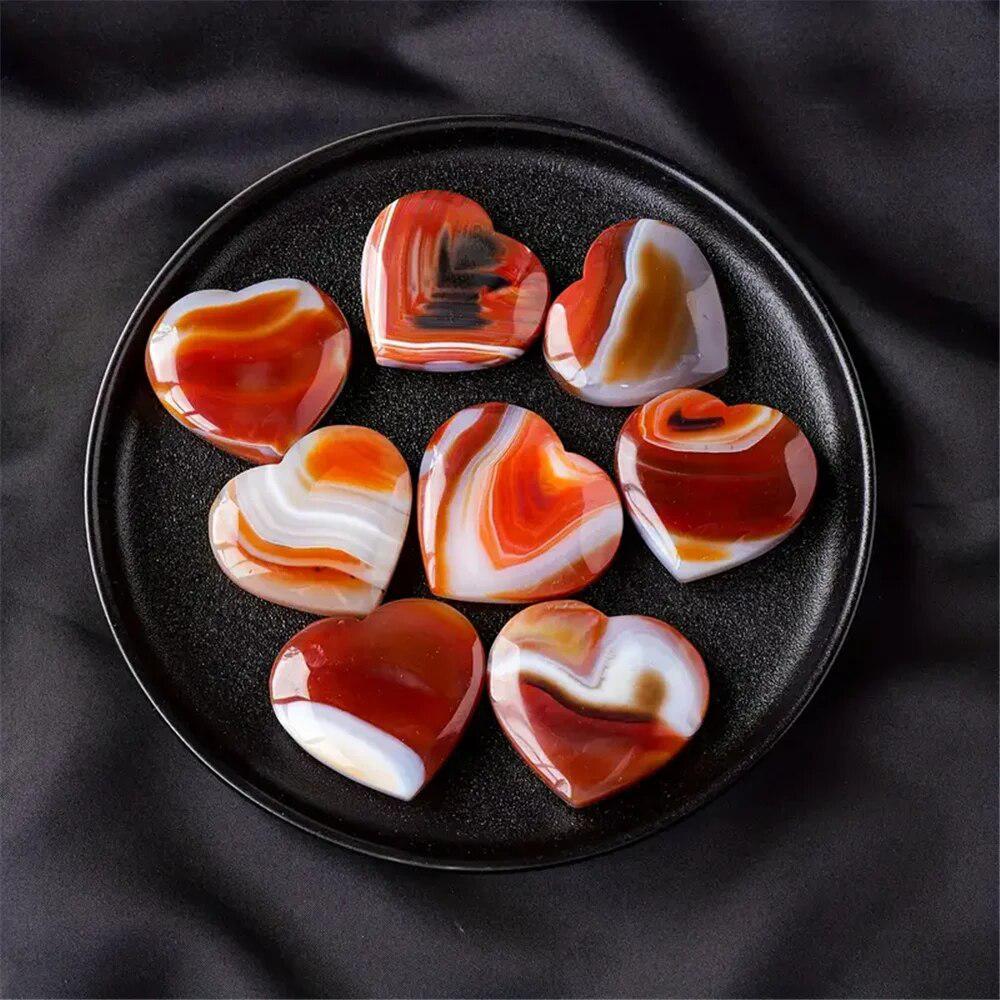 Carnelian Crystal Heart