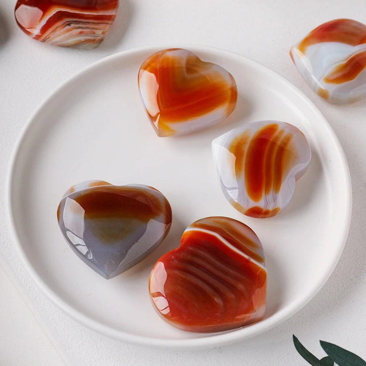 Carnelian Crystal Heart