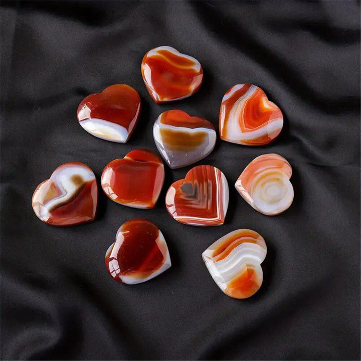 Carnelian Crystal Heart