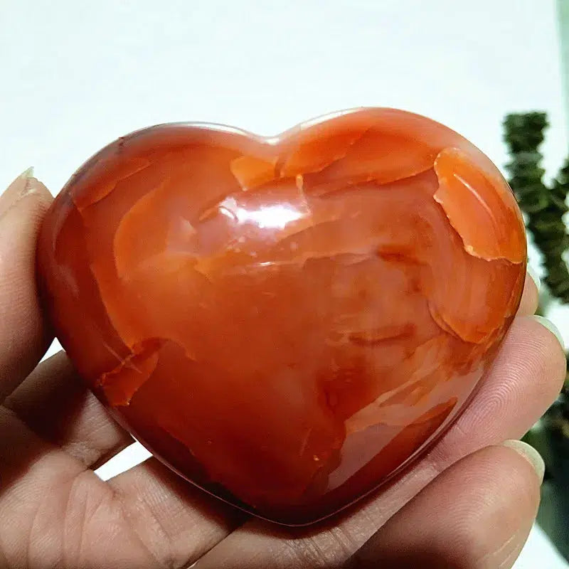 Carnelian Crystal Heart