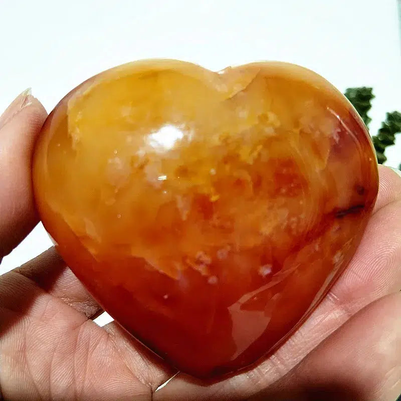 Carnelian Crystal Heart