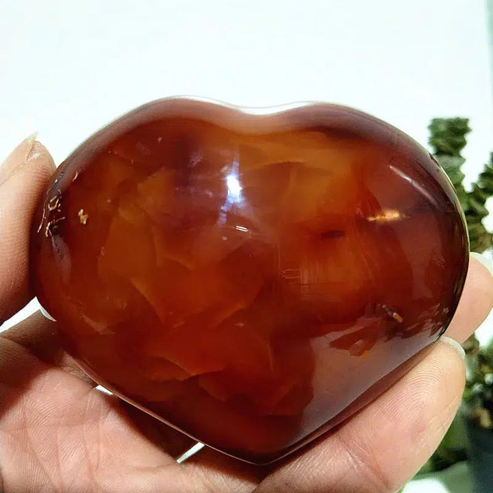 Carnelian Crystal Heart