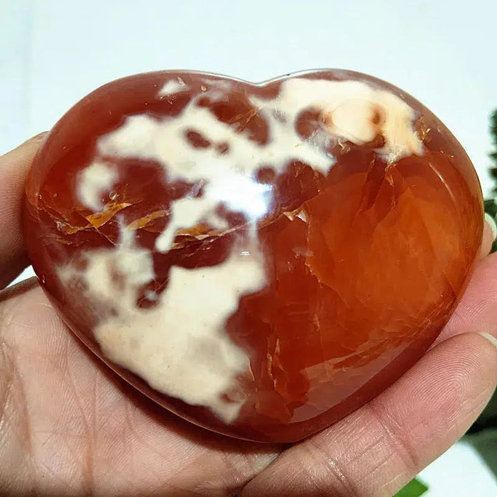 Carnelian Crystal Heart