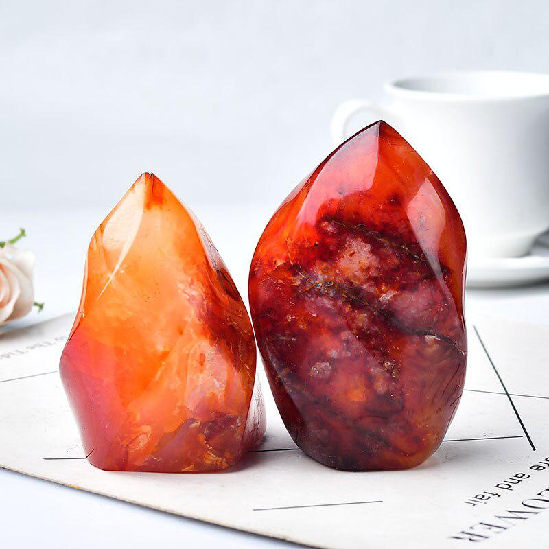 Carnelian Red Agate Flame