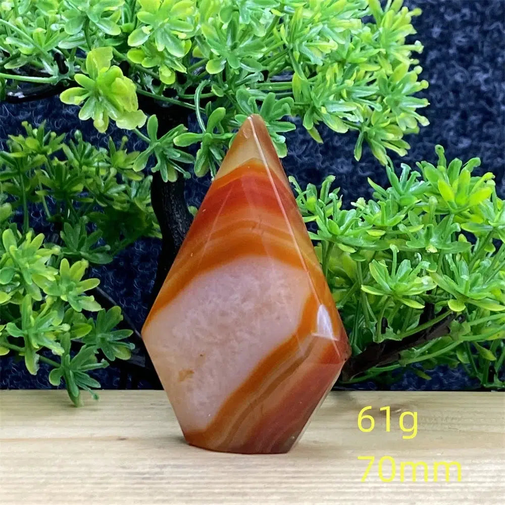 Carnelian Red Agate Torch Freeform