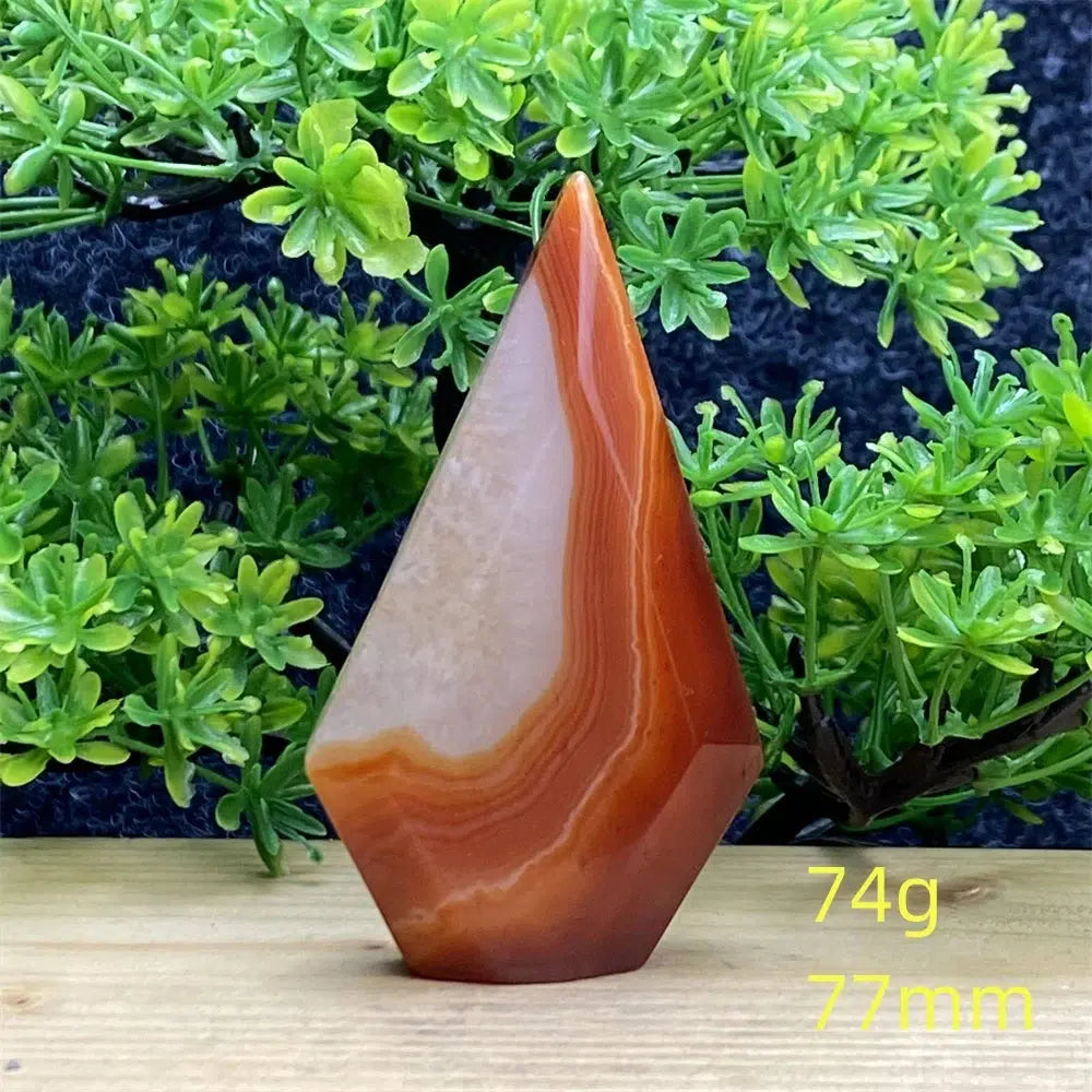 Carnelian Red Agate Torch Freeform