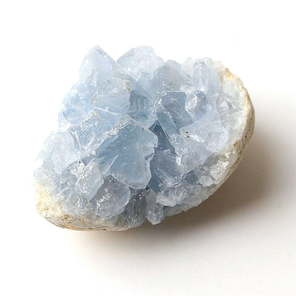 Celestite Crystal Druzy Geode