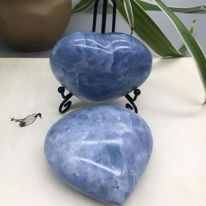 Celestite Crystal Heart