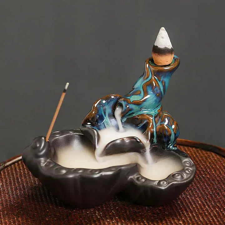 Ceramic Back-flow Incense Decorative Burner