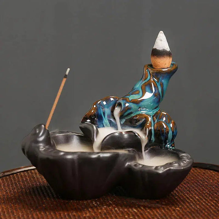 Ceramic Back-flow Incense Decorative Burner