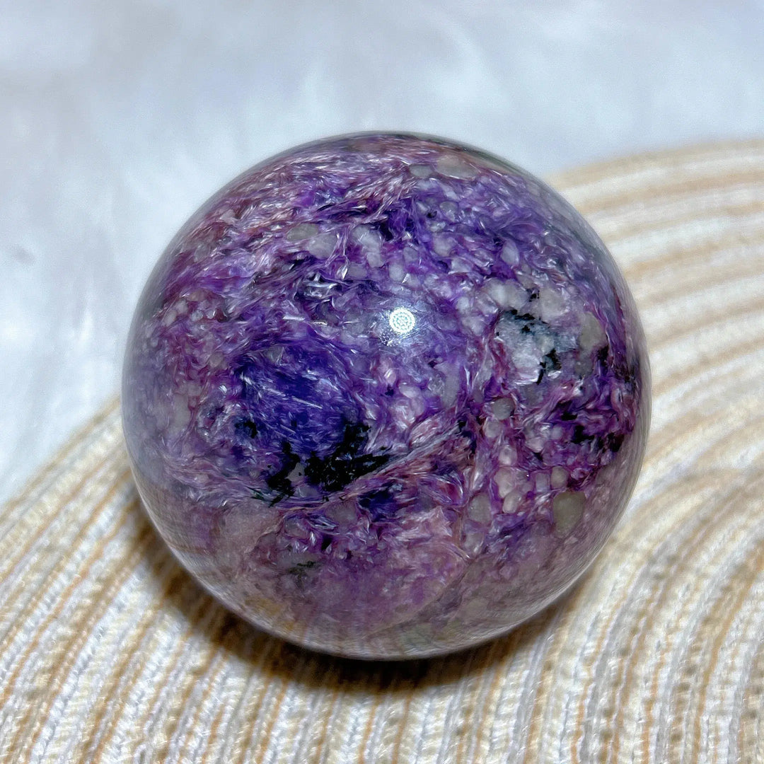 Charoite Crystal Sphere Rare