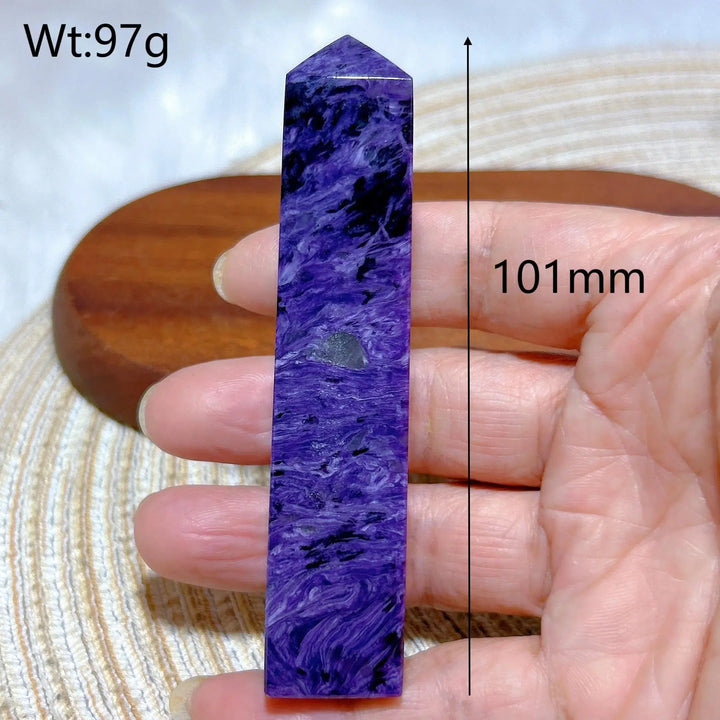 Charoite Crystal Tower