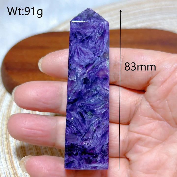 Charoite Crystal Tower