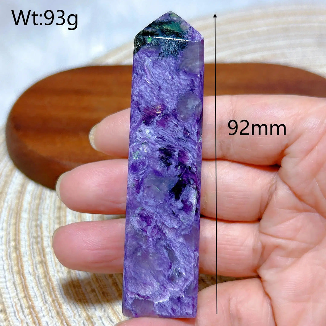 Charoite Crystal Tower