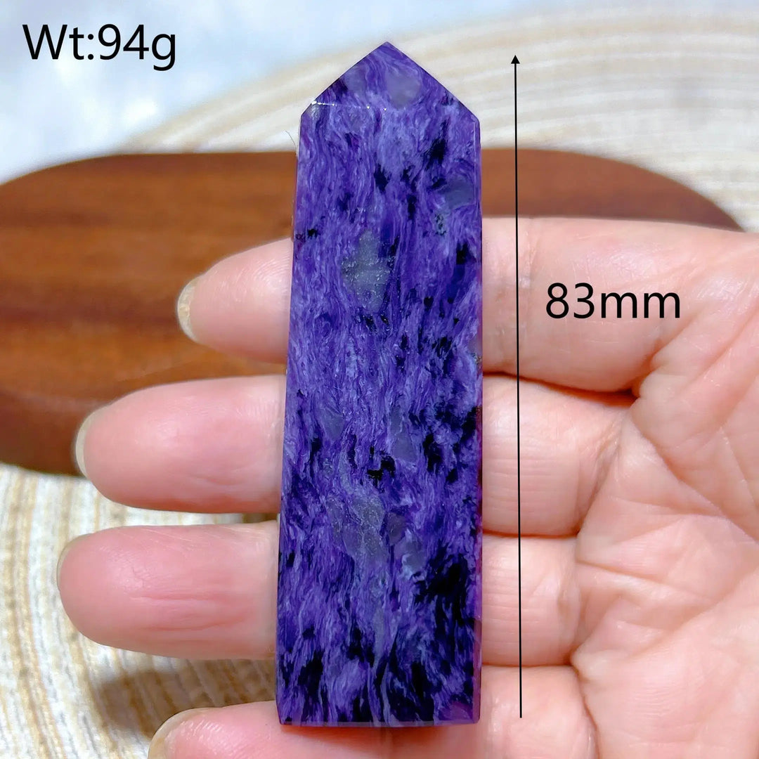 Charoite Crystal Tower