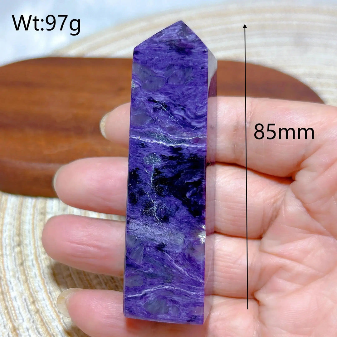 Charoite Crystal Tower