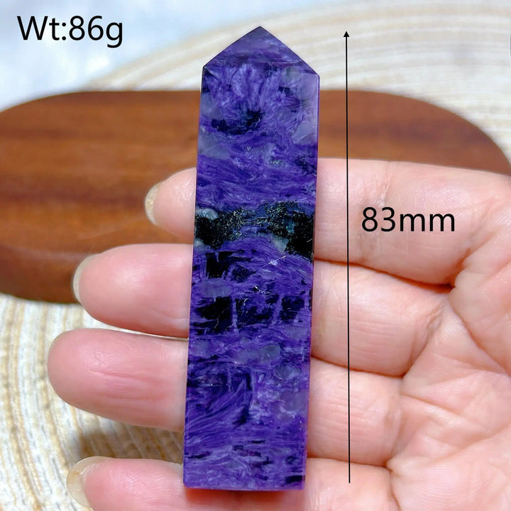 Charoite Crystal Tower