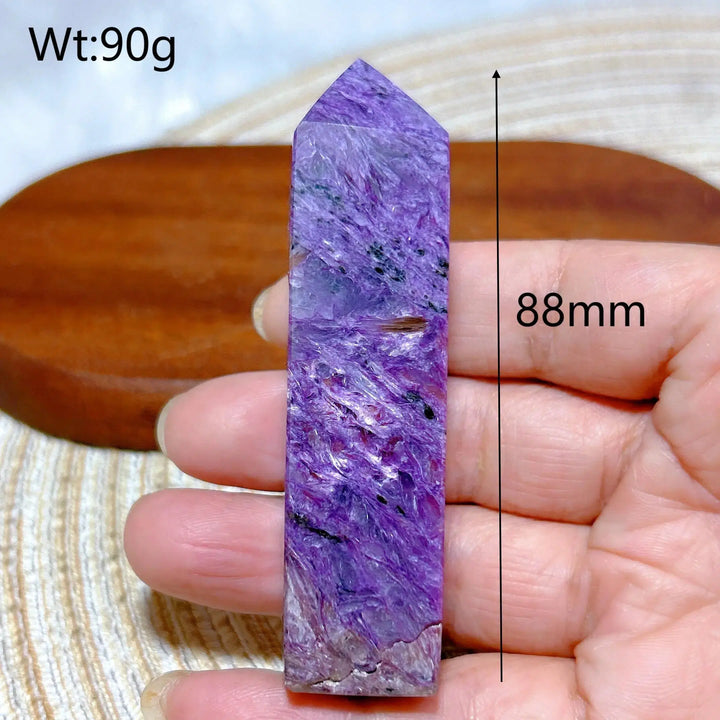 Charoite Crystal Tower