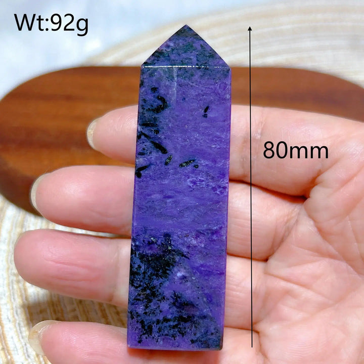 Charoite Crystal Tower